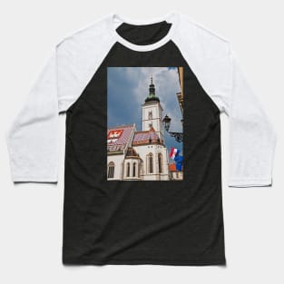 St. Mark's Church, Zagreb, Croatia Baseball T-Shirt